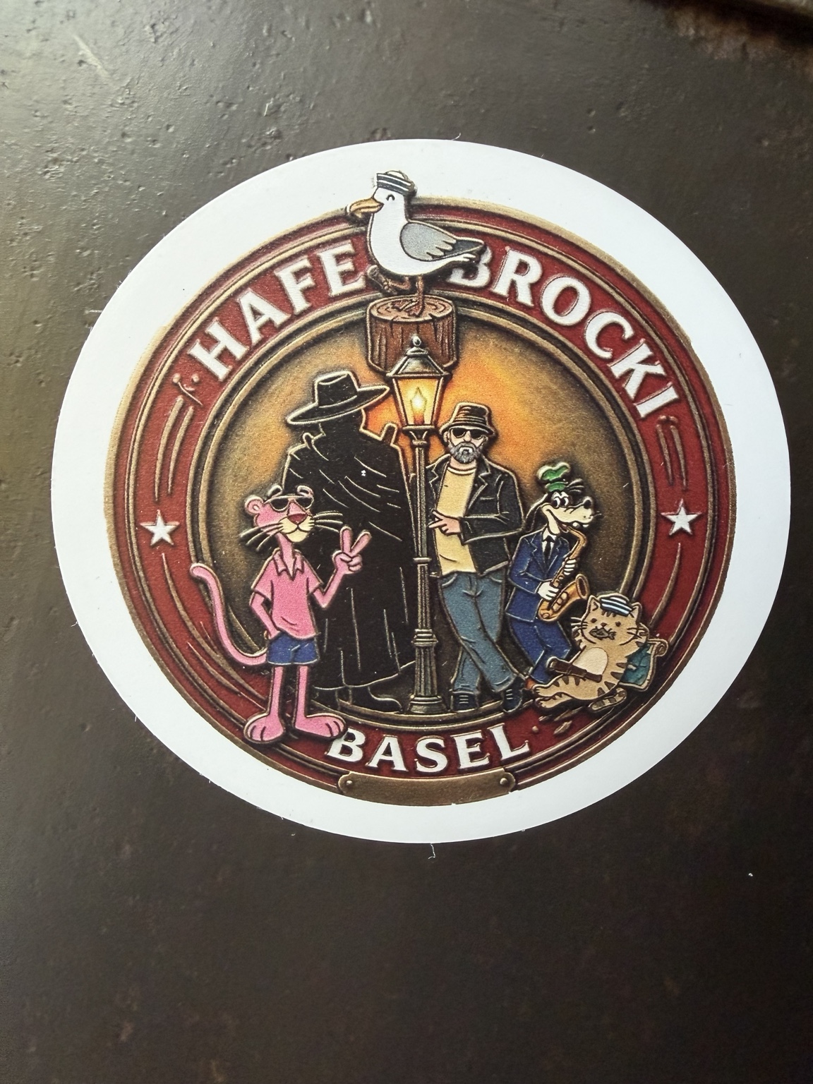 Magnet · Die Hafenbande · Magnet · Magnet mit farbigem Hafe-Brocki-Motiv · Auf Anfrage · Foto 1